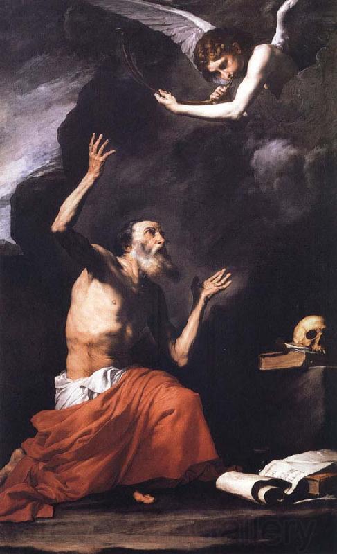 Jusepe de Ribera St.Ferome and the Angel Spain oil painting art